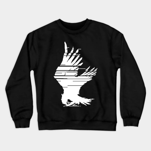 Raven ACVI Emblem for 621 - White Version Crewneck Sweatshirt by AmyMinori